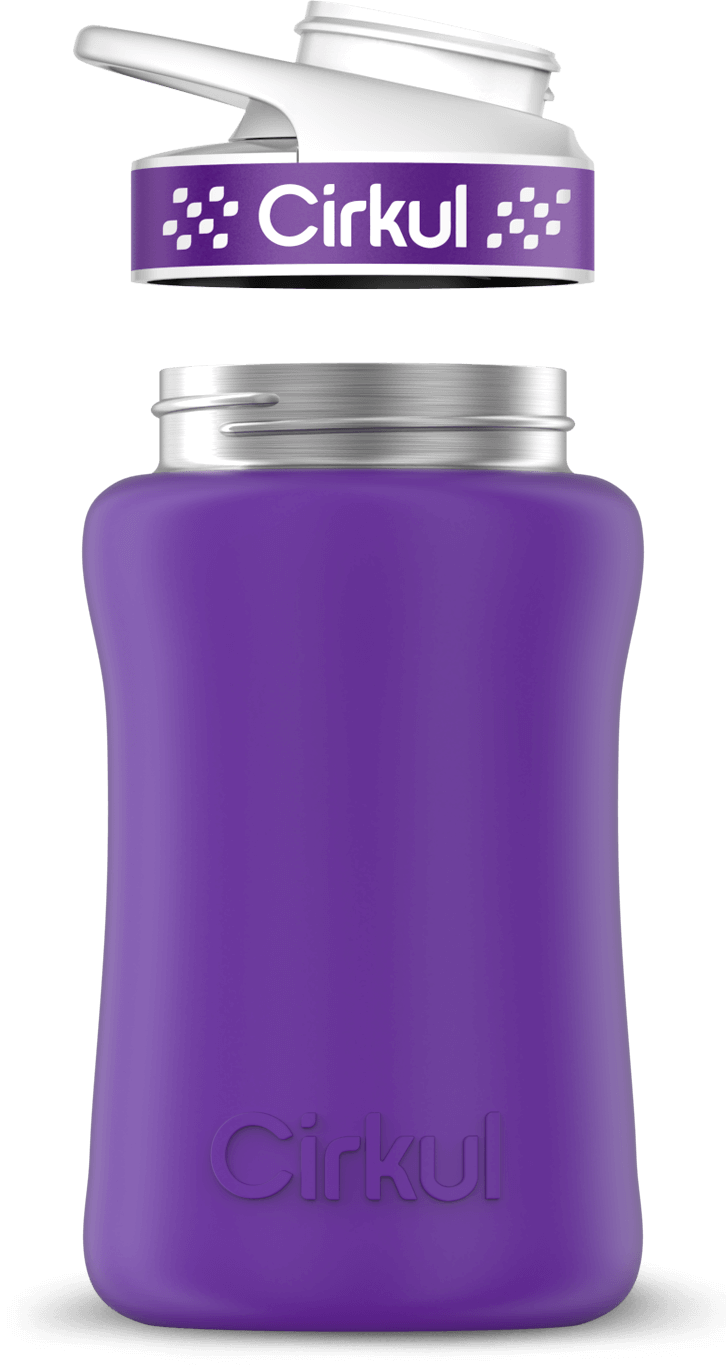 Add-on: 12oz. Stainless Steel Bottle & Comfort Grip Lid