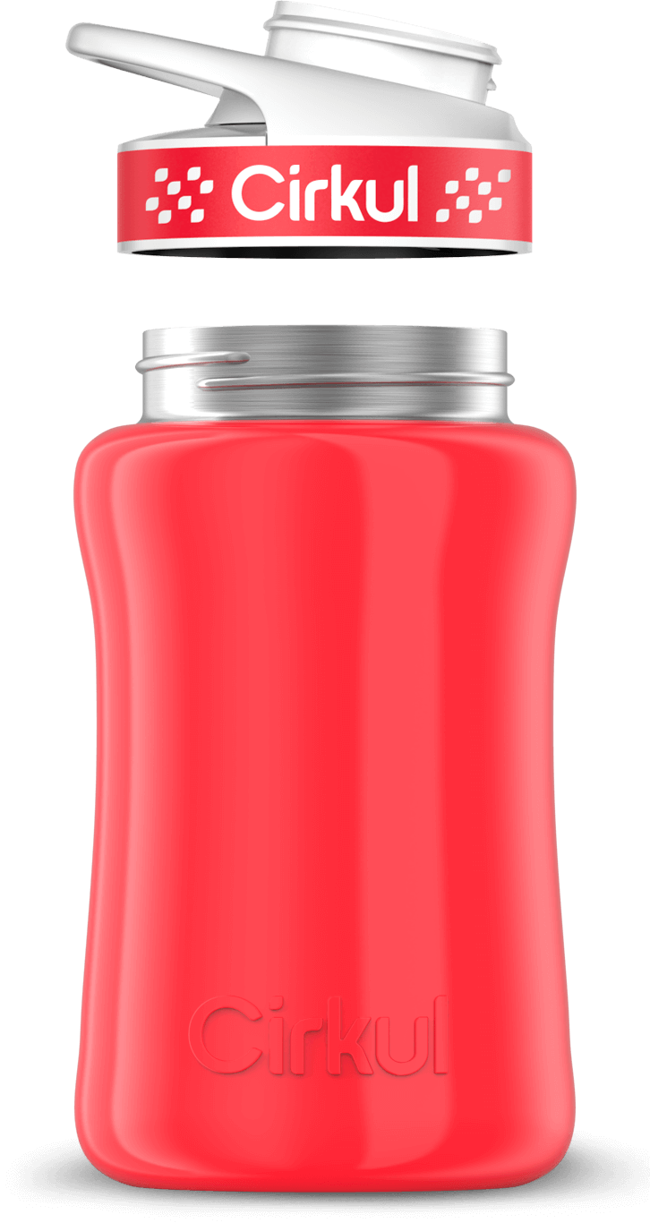 Add-on: 12oz. Stainless Steel Bottle & Comfort Grip Lid