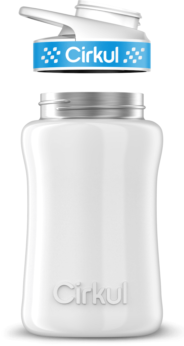 Add-on: 12oz. Stainless Steel Bottle & Comfort Grip Lid