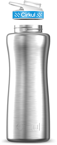 Add-on: 32oz. Stainless Steel Bottle & Comfort Grip Lid