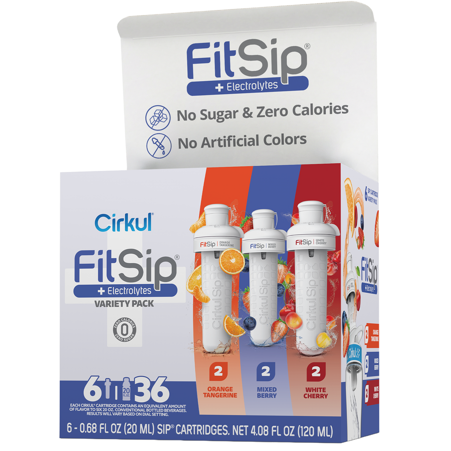 CX: FitSip Flavor Cartridge Variety Pack, 6-Pack