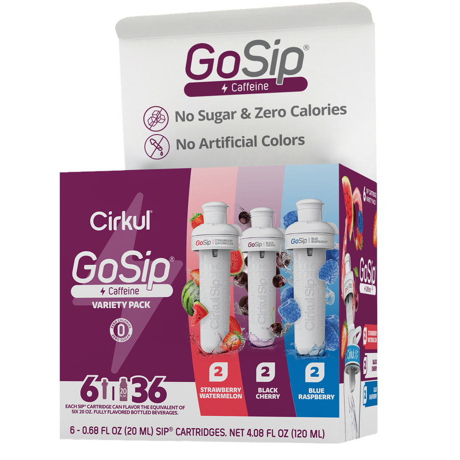 CX: GoSip Flavor Cartridge Variety Pack, 6-Pack