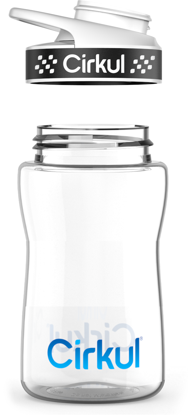 Reward: 12oz. Plastic Bottle & Comfort Grip Lid