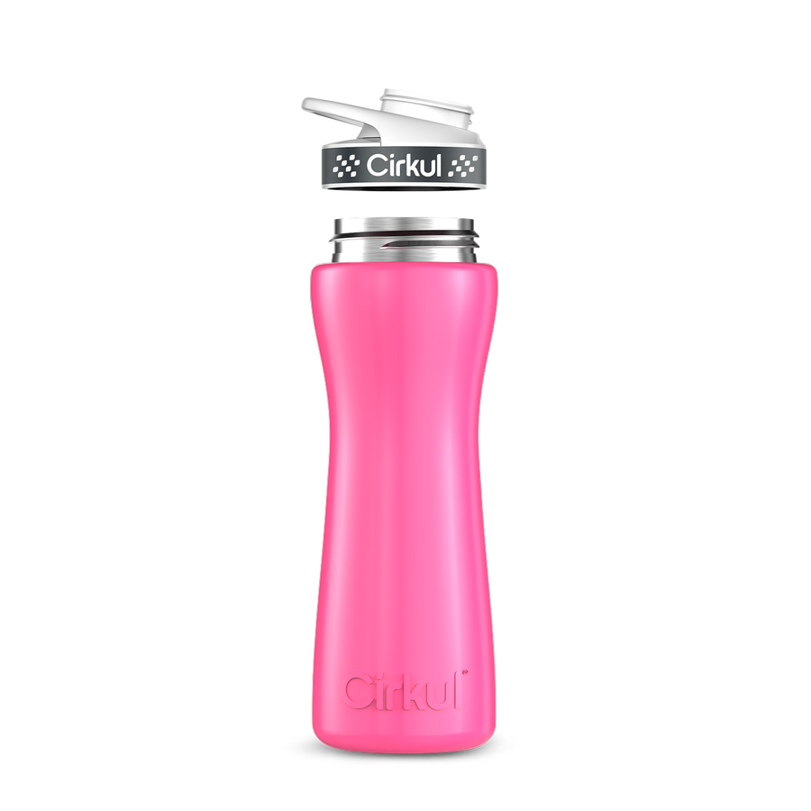 22oz. Stainless Steel Bottle & Comfort Grip Lid