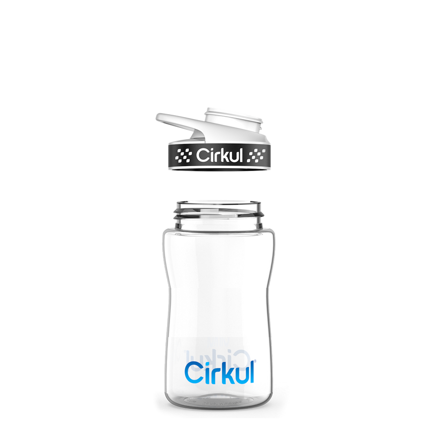 12oz. Plastic Bottle & Comfort Grip Lid