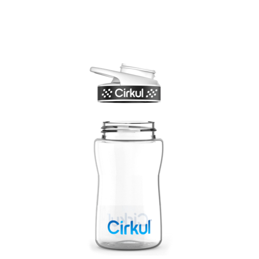 12oz. Plastic Bottle & Comfort Grip Lid