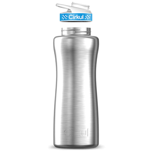 32oz. Stainless Steel Bottle & Comfort Grip Lid