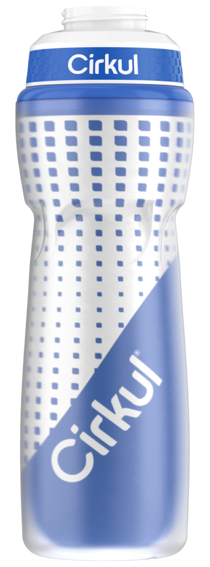 22oz. Insulated Squeeze Plastic Bottle & Sport Lid