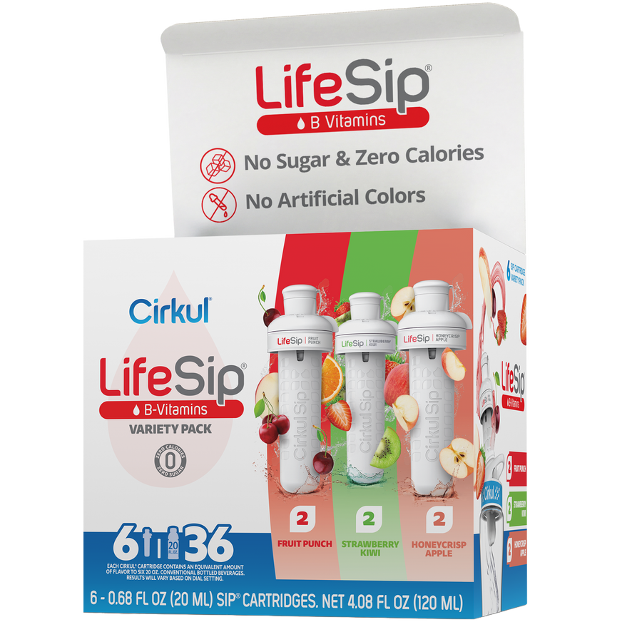 Base: LifeSip Flavor Cartridge Variety Pack, 6-Pack