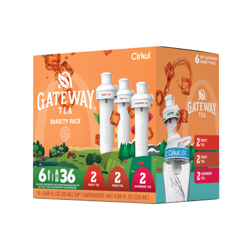 CX: Gateway Tea Flavor Cartridge Variety Pack, 6-Pack