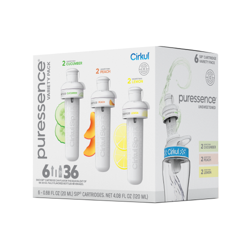 Base: Puressence Flavor Cartridge Variety Pack, 6-Pack