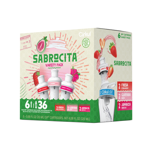 CX: Sabrocita Flavor Cartridge Variety Pack, 6-Pack