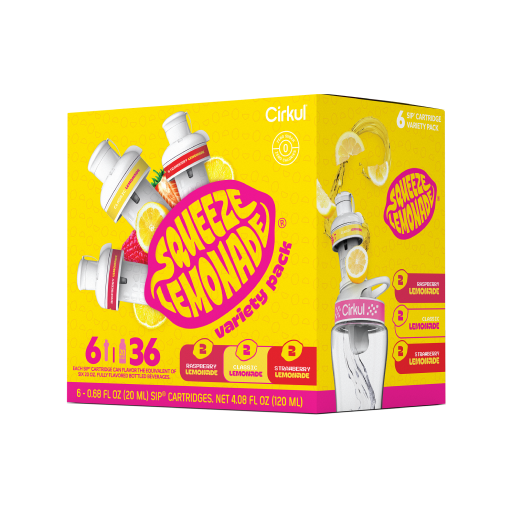 CX: Squeeze Lemonade Flavor Cartridge Variety Pack, 6-Pack