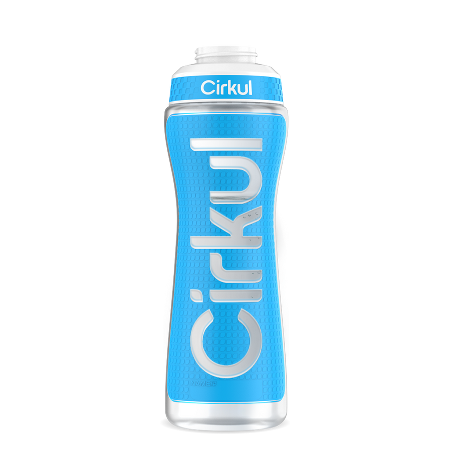 CX: DO NOT USE Limited Edition: 22oz. Blue Grip Squeeze Plastic Bottle with Sport Lid