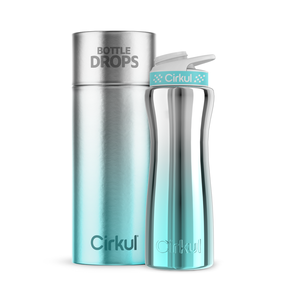 CX: Limited Edition: 22oz. Cyan DuoChrome Stainless Steel Bottle & Lid