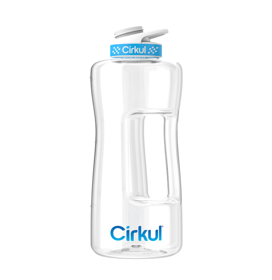 Limited Edition: 62oz. Plastic Bottle & Blue Lid